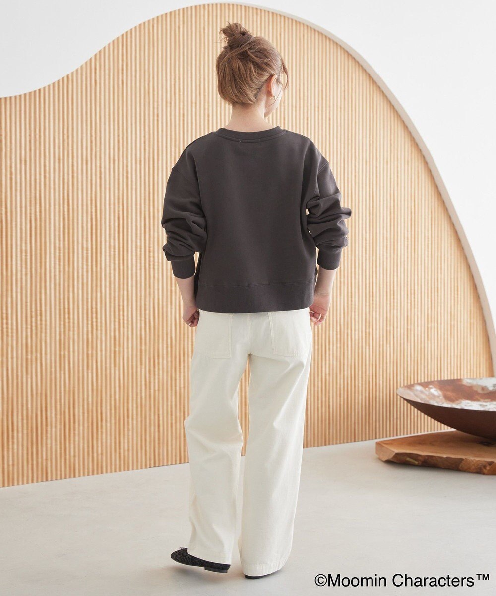 AMERICAN HOLIC Moomin フロッキープリント裏毛プルオーバー 