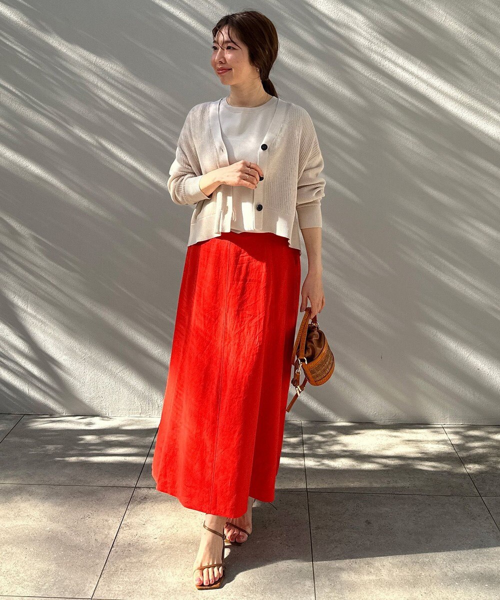 UNFILO メッシュニット カーディガン 