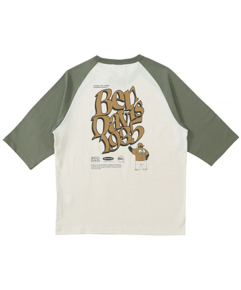 WEGO 【ユニセックス着用ITEM/MLサイズ展開】別注BENDAVISグラフィックラグランT（7S） 