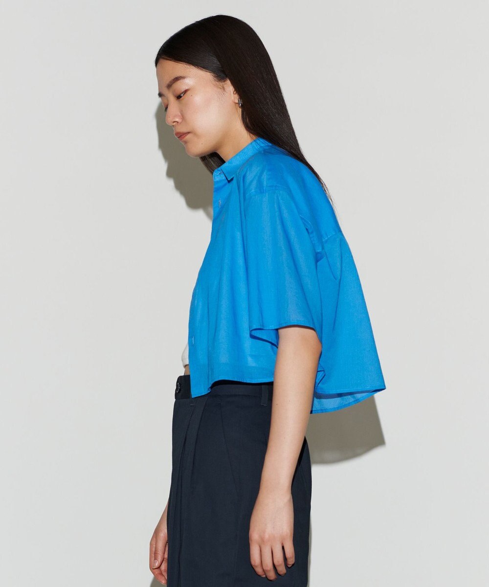 NAVE 【Nave 　洗える】シアークロップド シャツ 