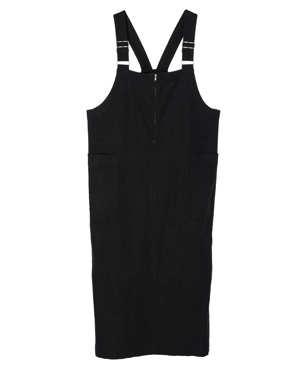 AMERICAN HOLIC リネンブレンドＩラインジャンバースカート 