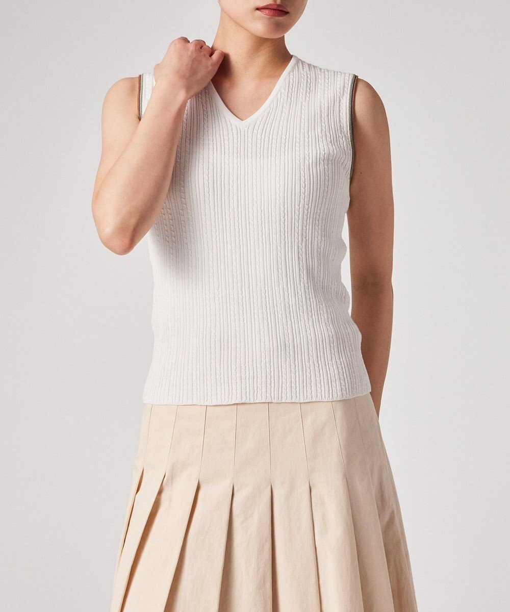 Paul Smith ストライプポイント Vネックニット 