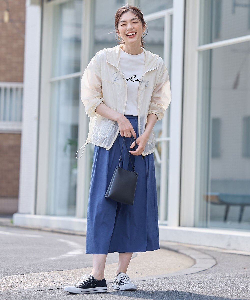 ANY 【汗ジミ防止加工】シルケットスムースフレンチスリーブ刺繍ロゴTシャツ 