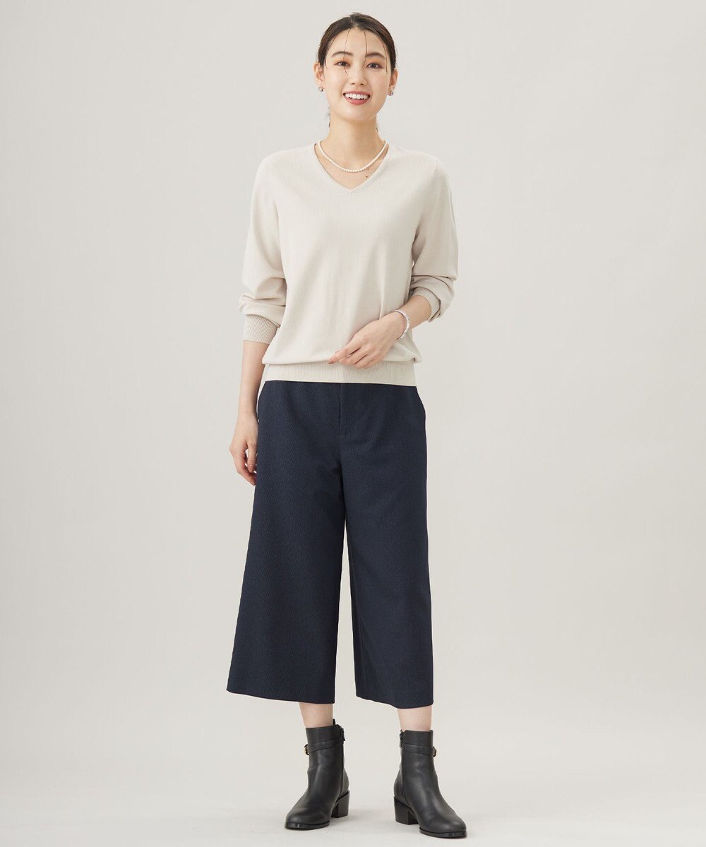 J.PRESS LADIES L 【WEB限定カラーあり・洗える】LANATEC キュロット パンツ 