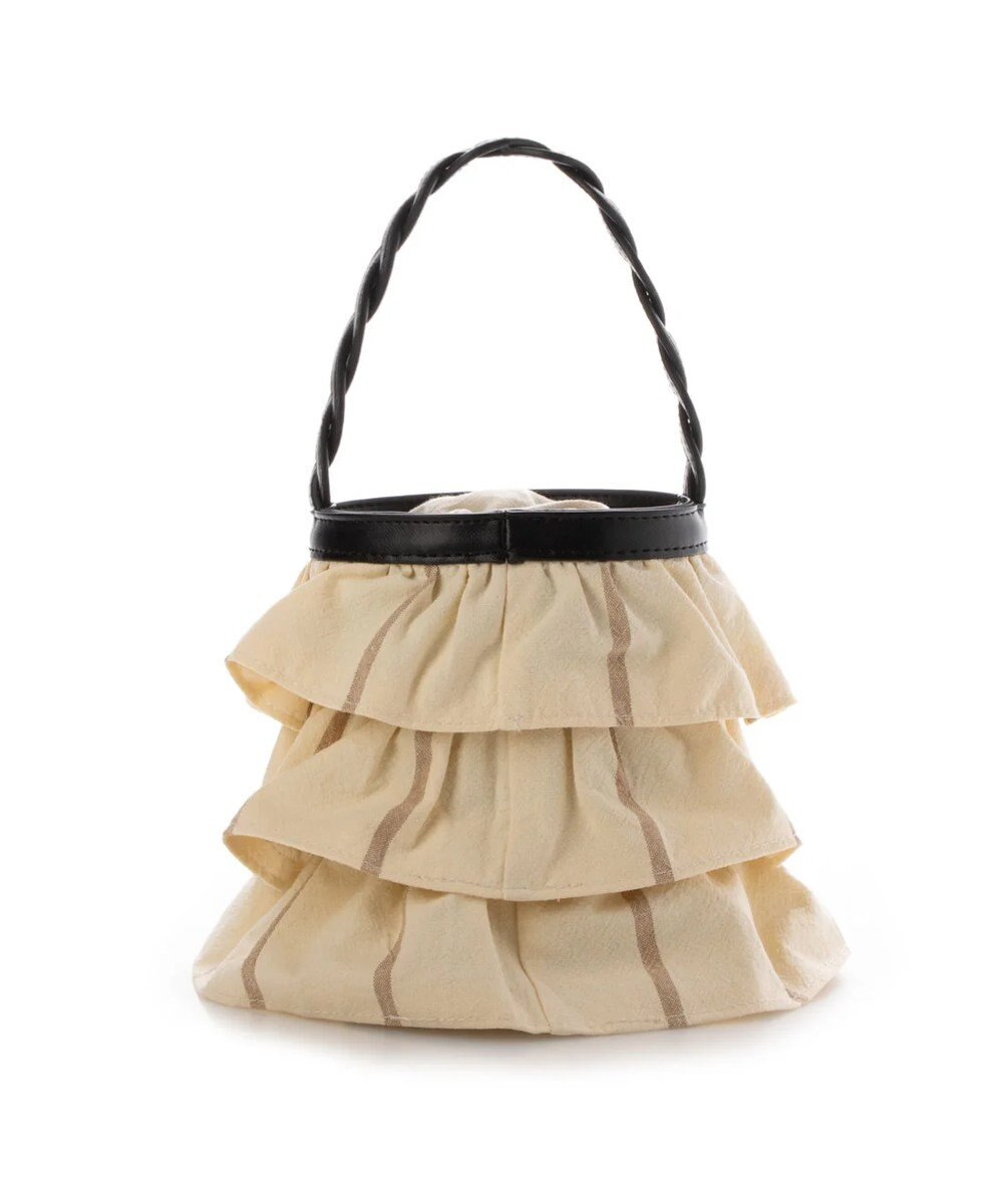 UNBILLION cachecache ミニフリルバケツ型2wayショルダーバッグ 