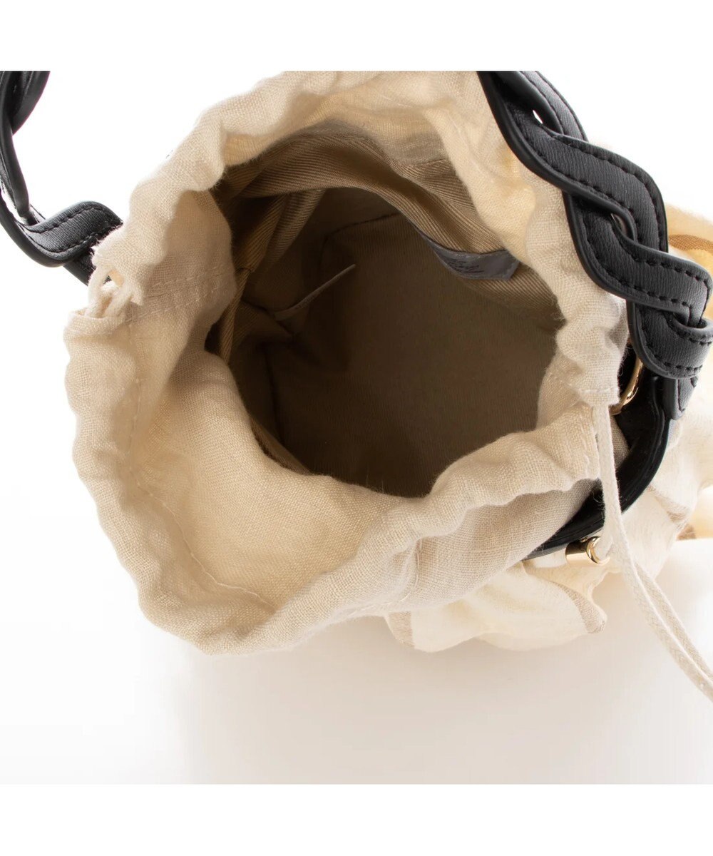 UNBILLION cachecache ミニフリルバケツ型2wayショルダーバッグ 