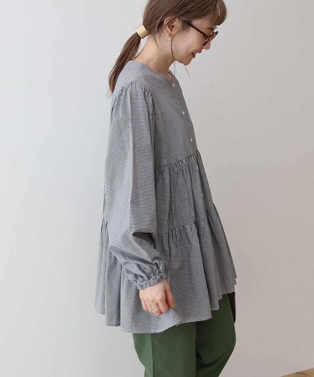 AMERICAN HOLIC ティアードギャザーブラウス 