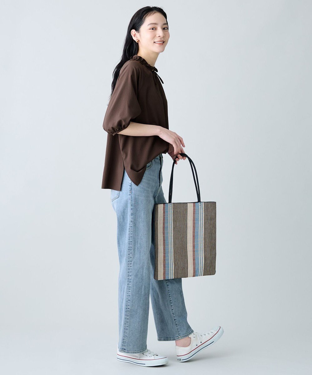 ANY 楽映えフリルネックブラウス（セットアップ着用可） 