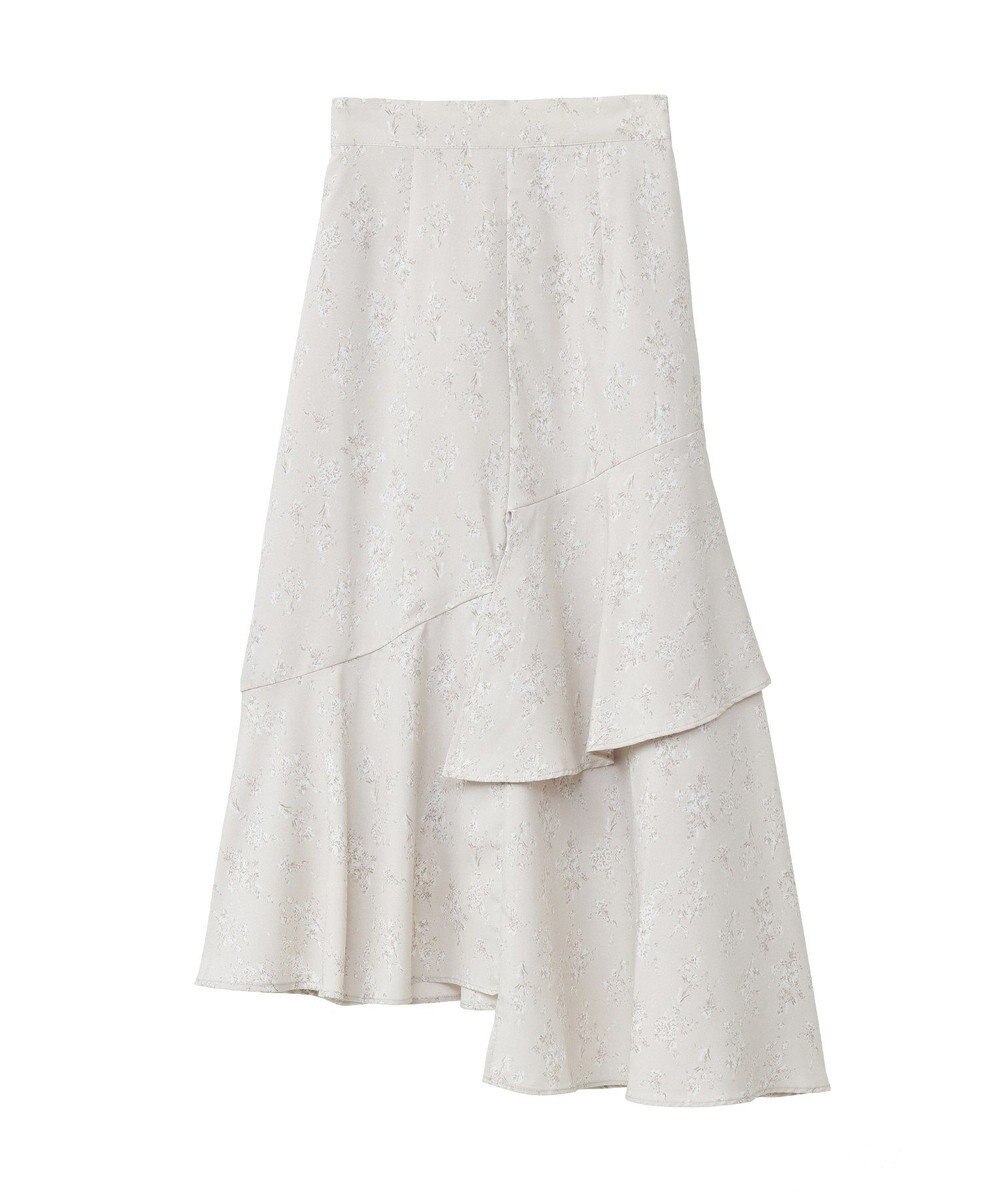 earth music&ecology フラワーアシメティアードスカート 