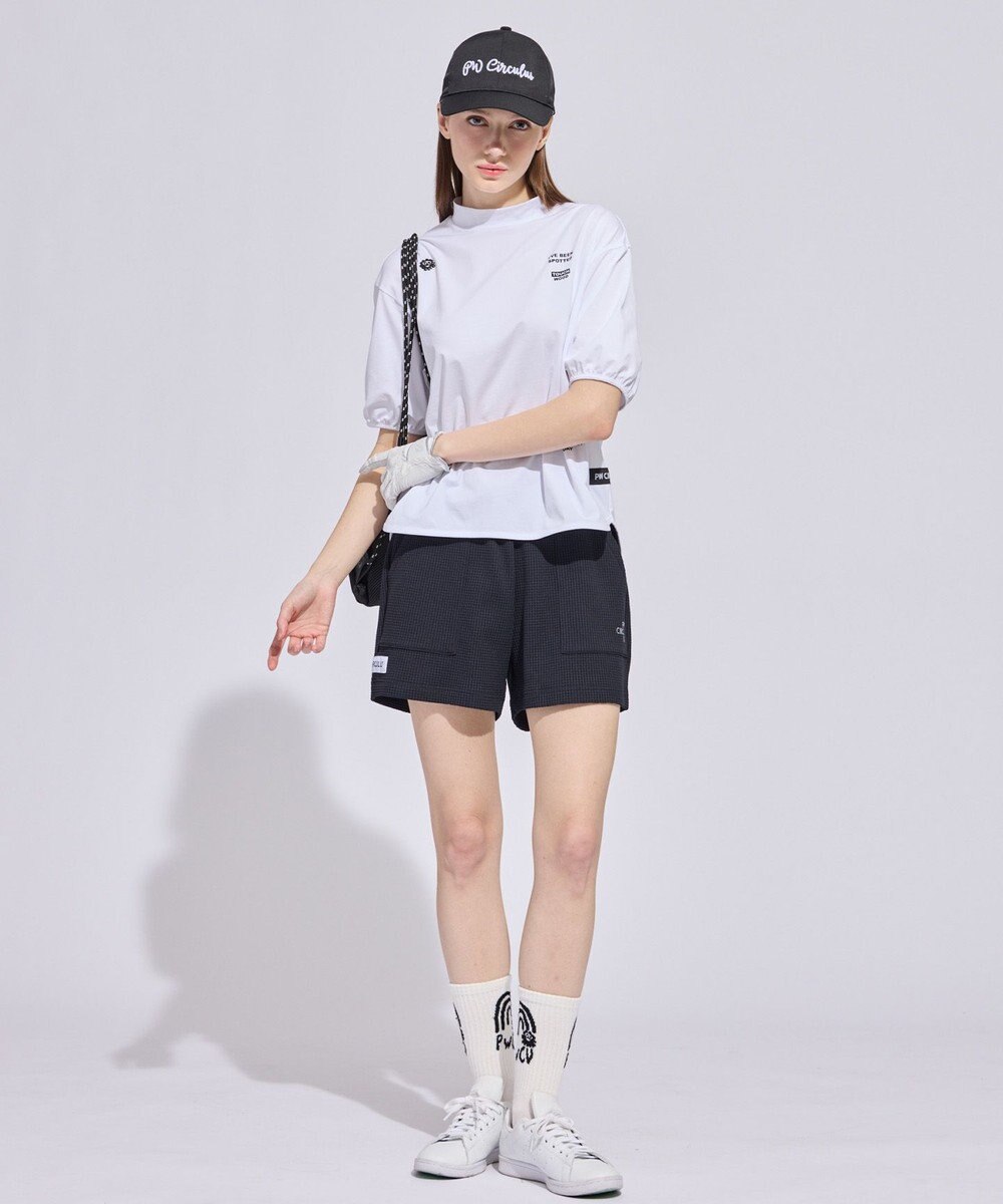 PW CIRCULUS 【WOMEN】パフスリーブモックT  2026年モデル ゴルフウェア レディース 
