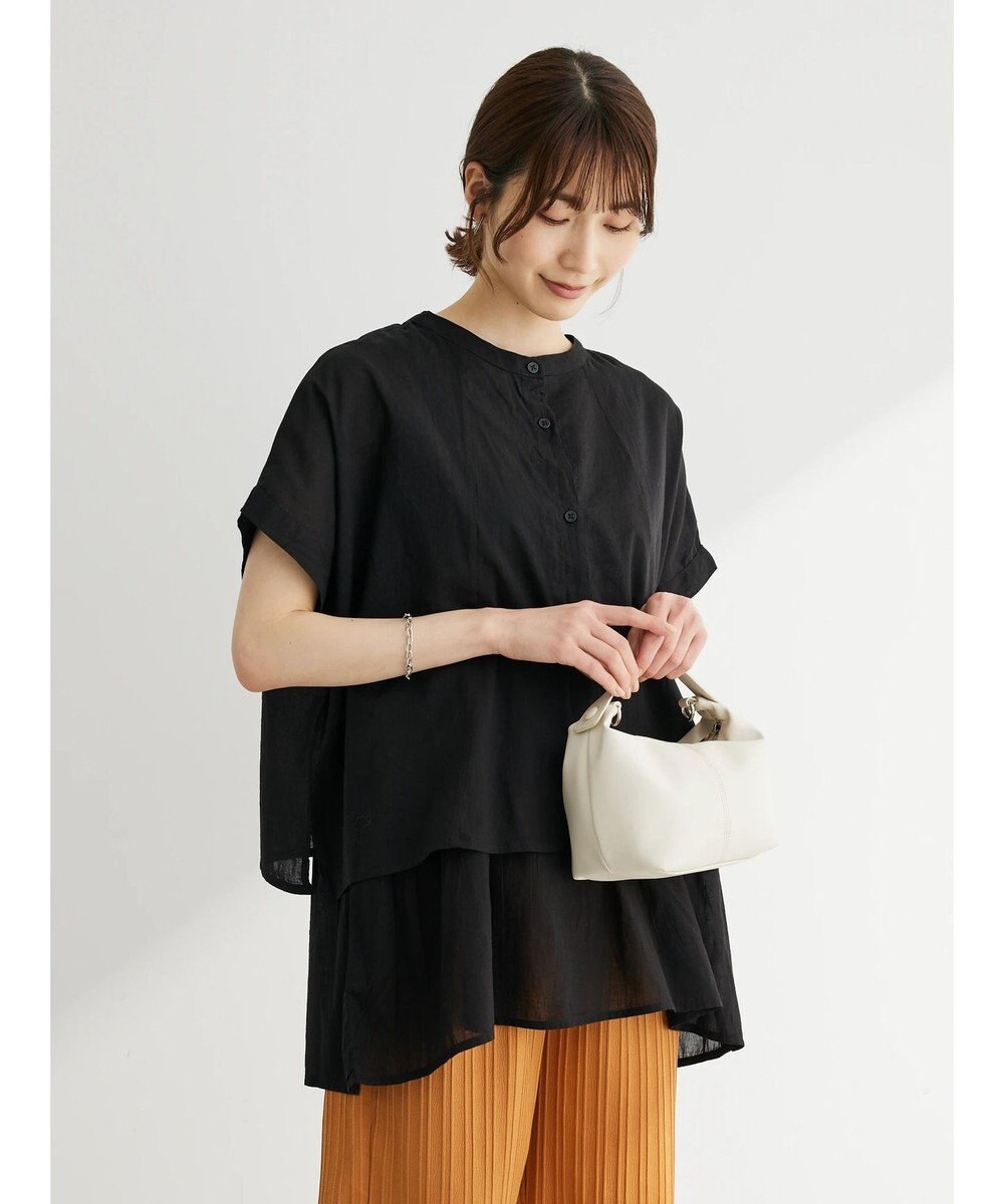 Green Parks インド綿　ＳＥＴ２点レイヤード風ブラウス 