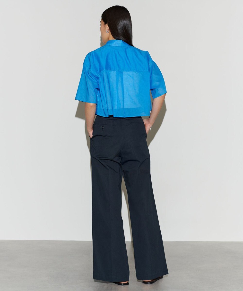 NAVE 【Nave 　洗える】シアークロップド シャツ 