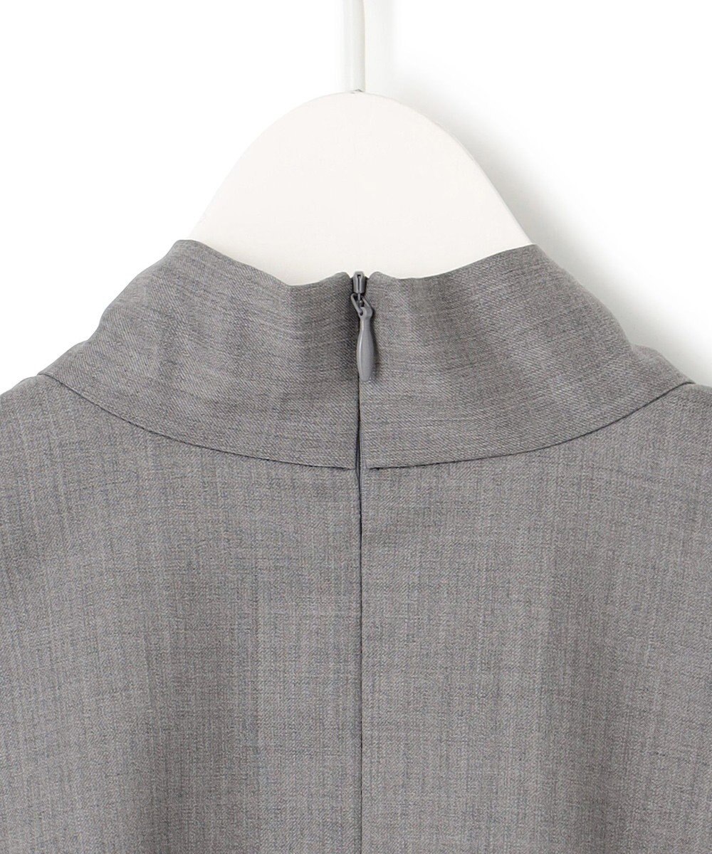 ICB L 【洗える】T/Wブロード ボウタイブラウス 