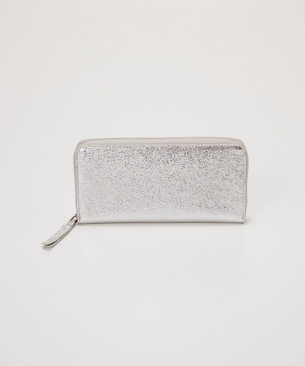 TOPKAPI 【TREASURE TOPKAPI】ウォッシュド レザー メタリック ラウンドファスナー 長財布 