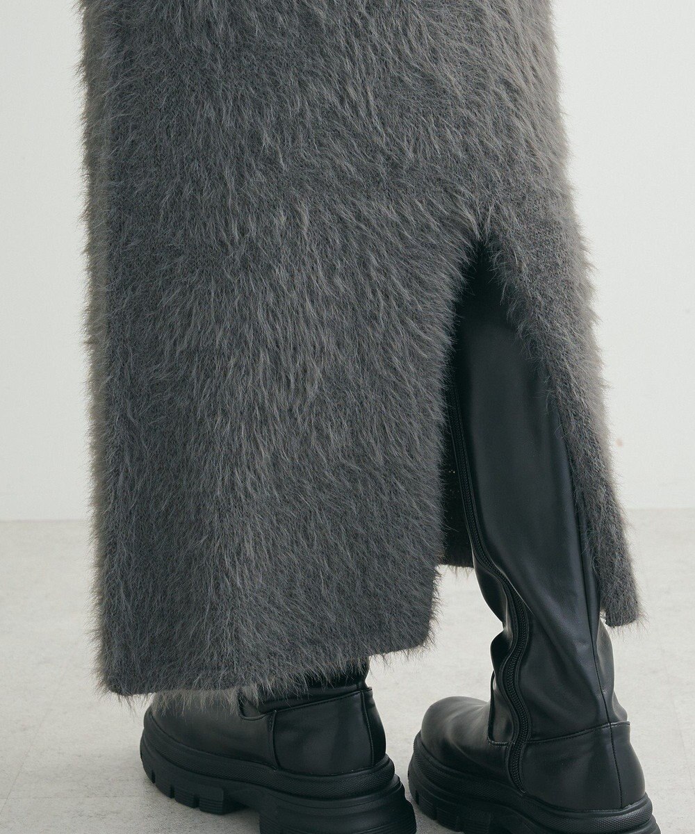 Green Parks ・Ｐｅｔｉｔ　Ｆｌｅｕｒ　シャギーニットスカート 