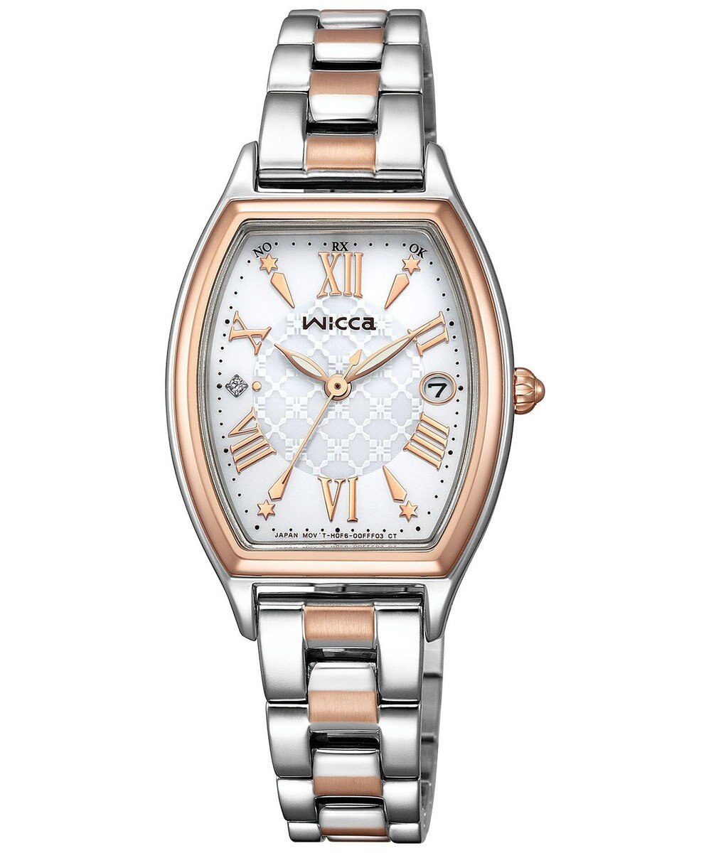 CITIZEN 【大人かわいいトノー型ウオッチ】ソーラーテック電波時計 KS4-031-11 