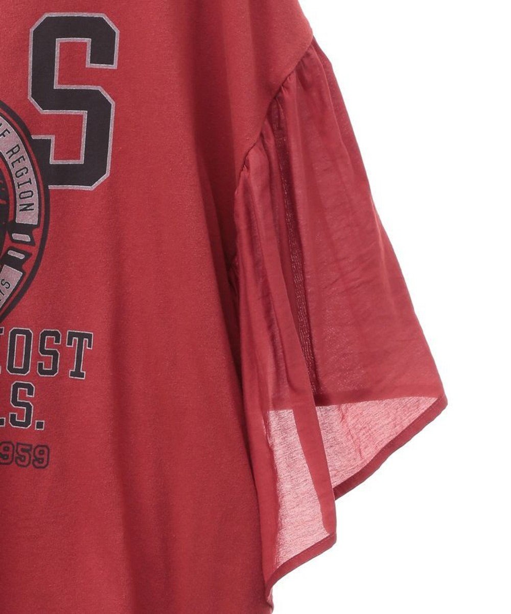 Green Parks ドッキングフレアスリーブロゴチュニック 