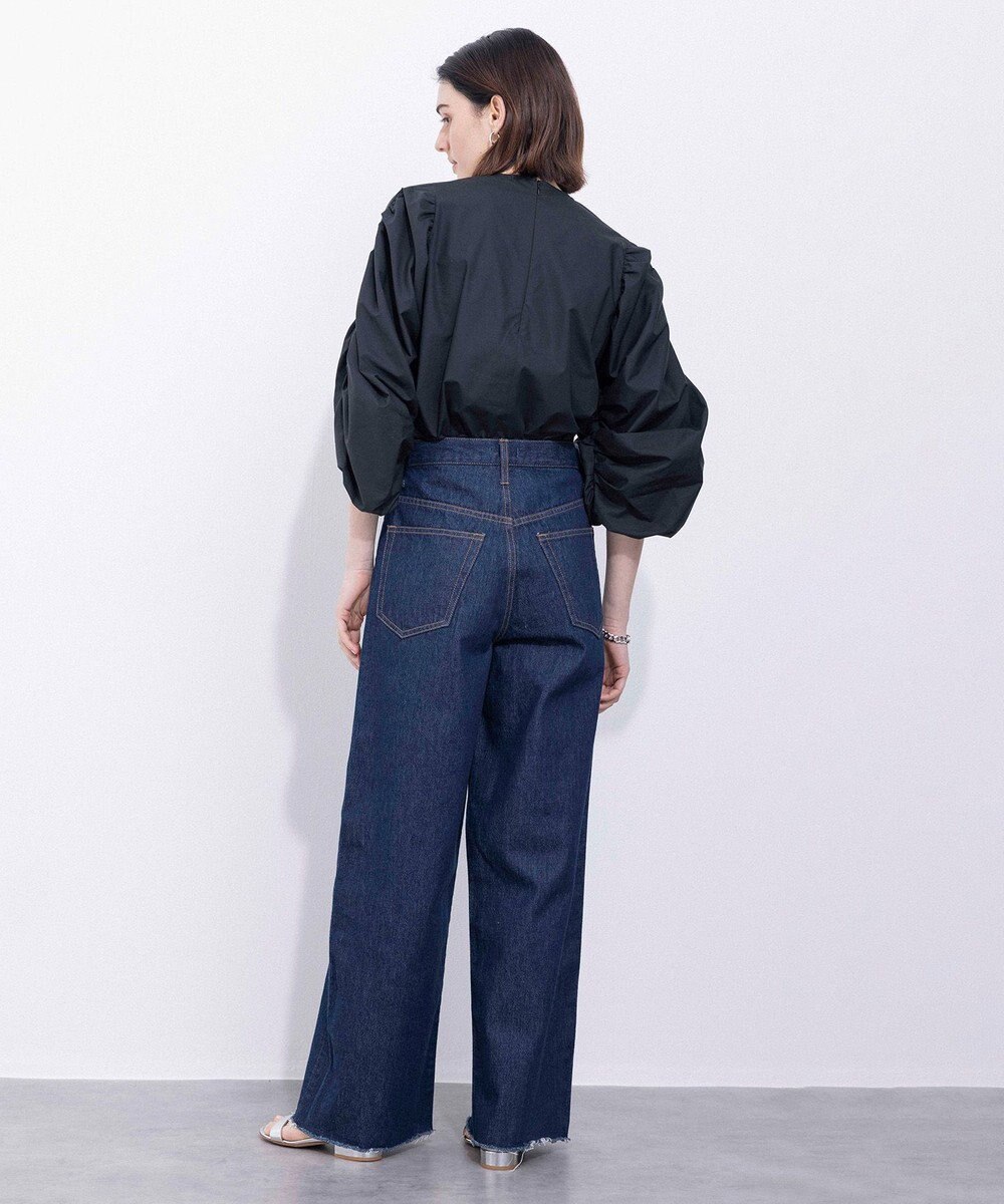 NAVE 【Nave　洗える】デニム ワイドパンツ 