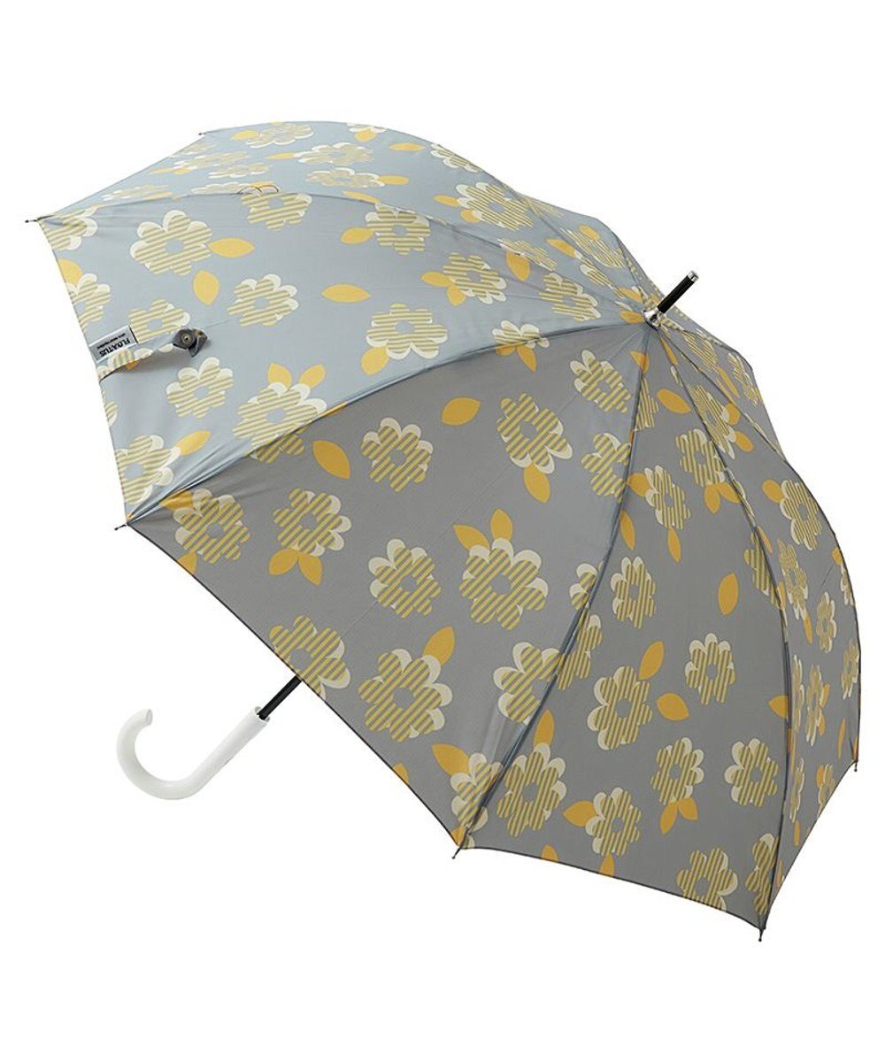 MOONBAT 【超撥水】フロータス (FLO(A)TUS) 長傘 ストライプフラワー 耐風 