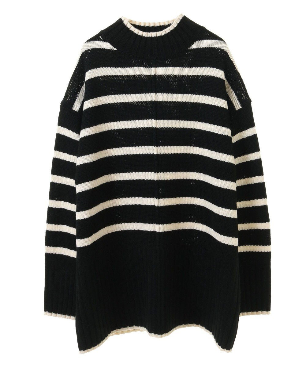 Green Parks 洗えるモックネックニットプルオーバー 