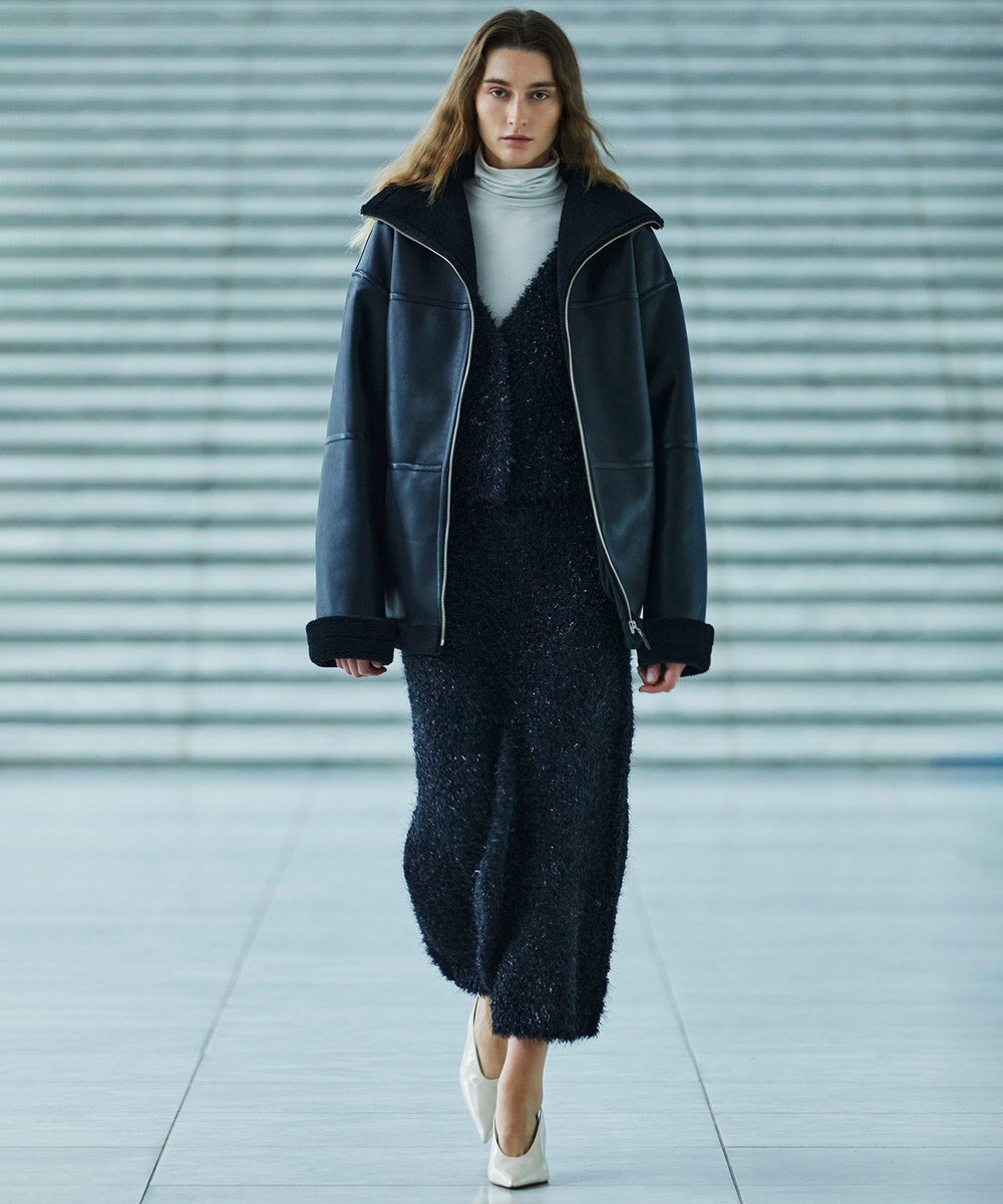 uncrave フェイク ムートン コート（uncrave WHITE） 