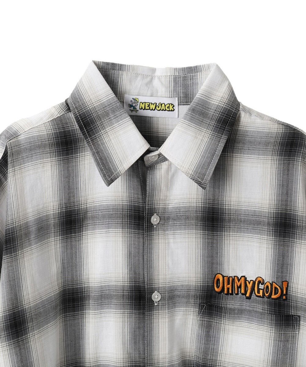 WEGO 【ユニセックス着用アイテム/綿100%/MLサイズ展開】別注NEW　JACKオンブレチェックシャツ（S） 