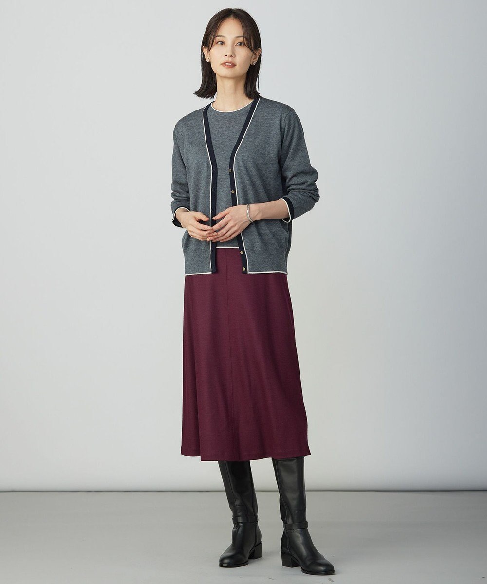 J.PRESS LADIES S ウールスムース スカート 