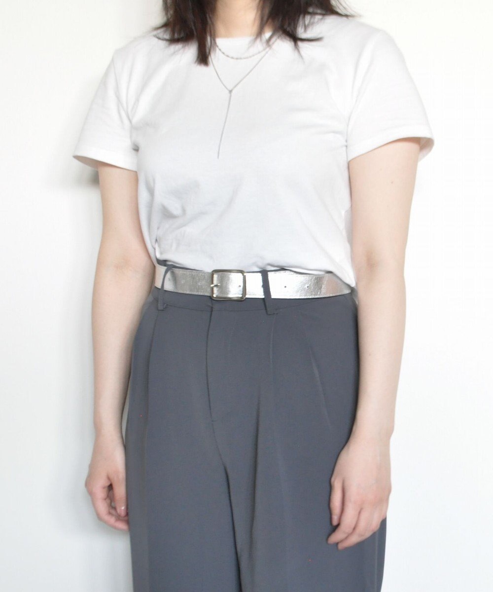 blancle メタリックレザー 幅3cm 長さ110cm ベルト 