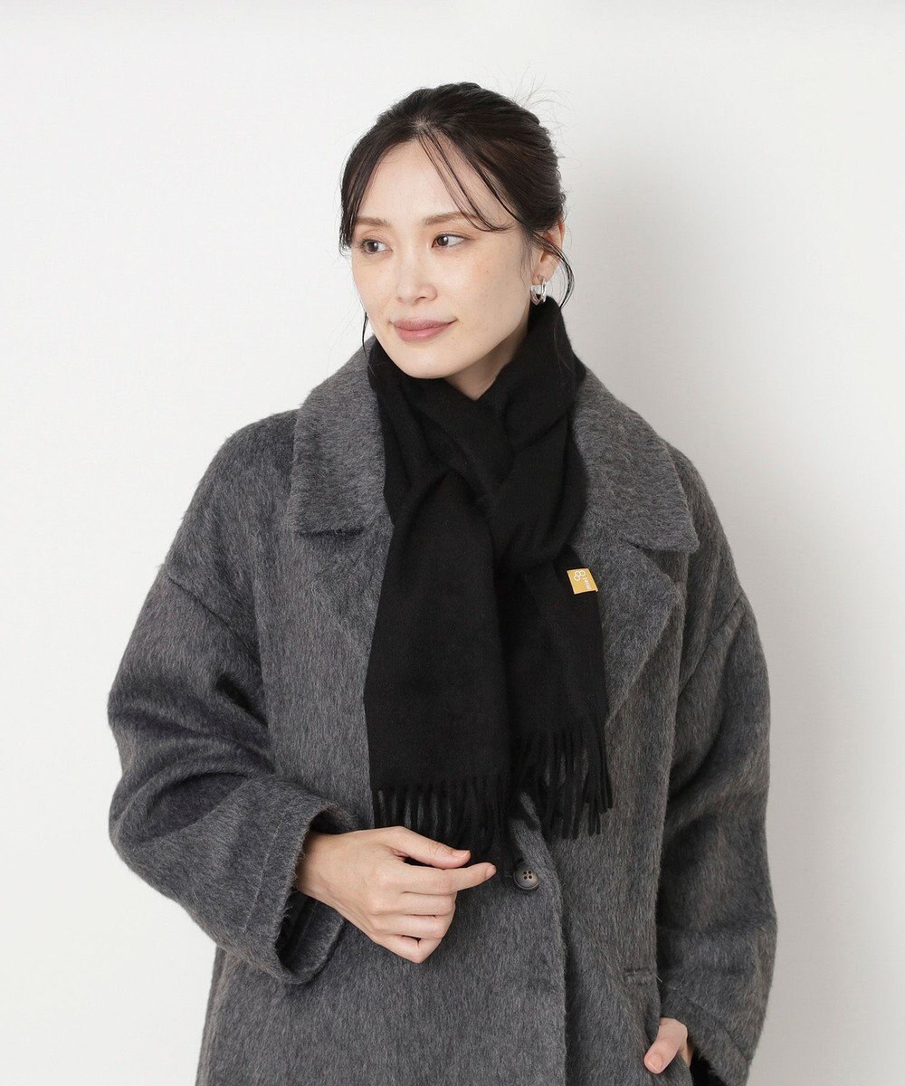 MOONBAT WEB限定【洗える】ミエル (miel) カシミヤ100％ プレーンマフラー 