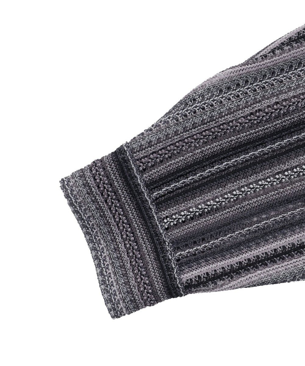 WEGO ストライプメッシュBIGシャツ（LS） 