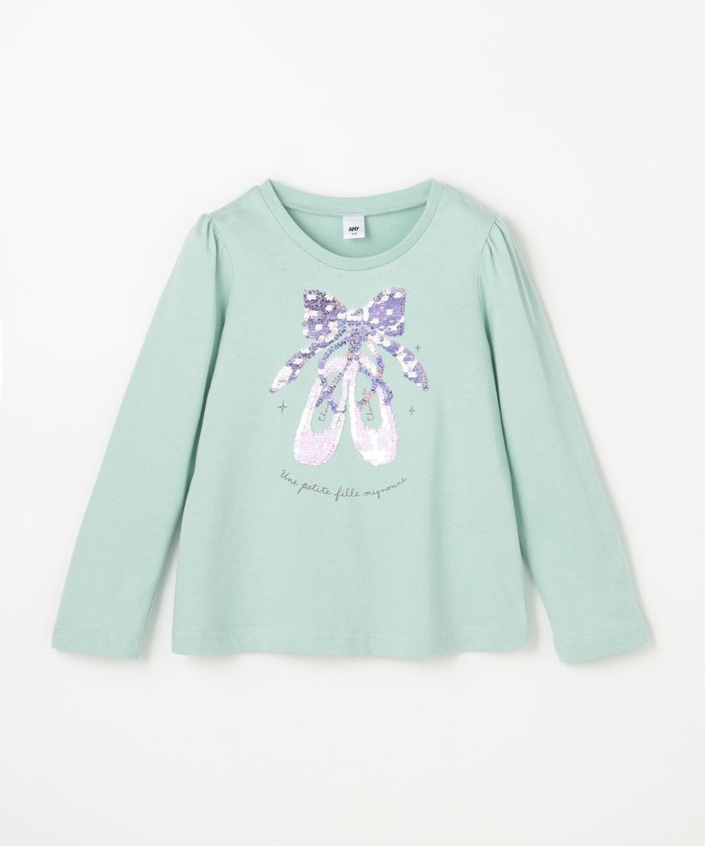 ANY KIDS ミラクルスパンコール 長袖Tシャツ 