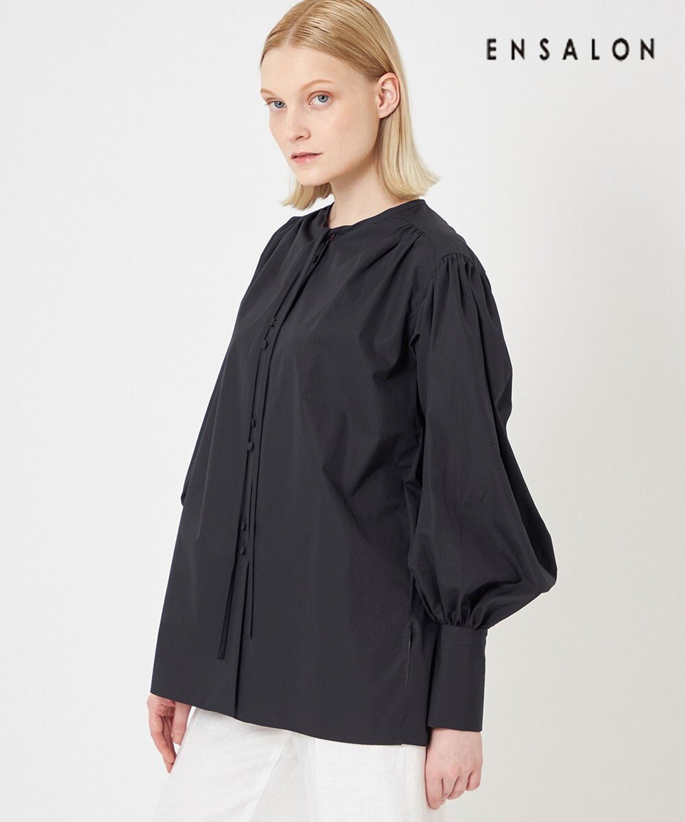 BEIGE， 【WEB限定】DIAMANT / ボウタイブラウス 