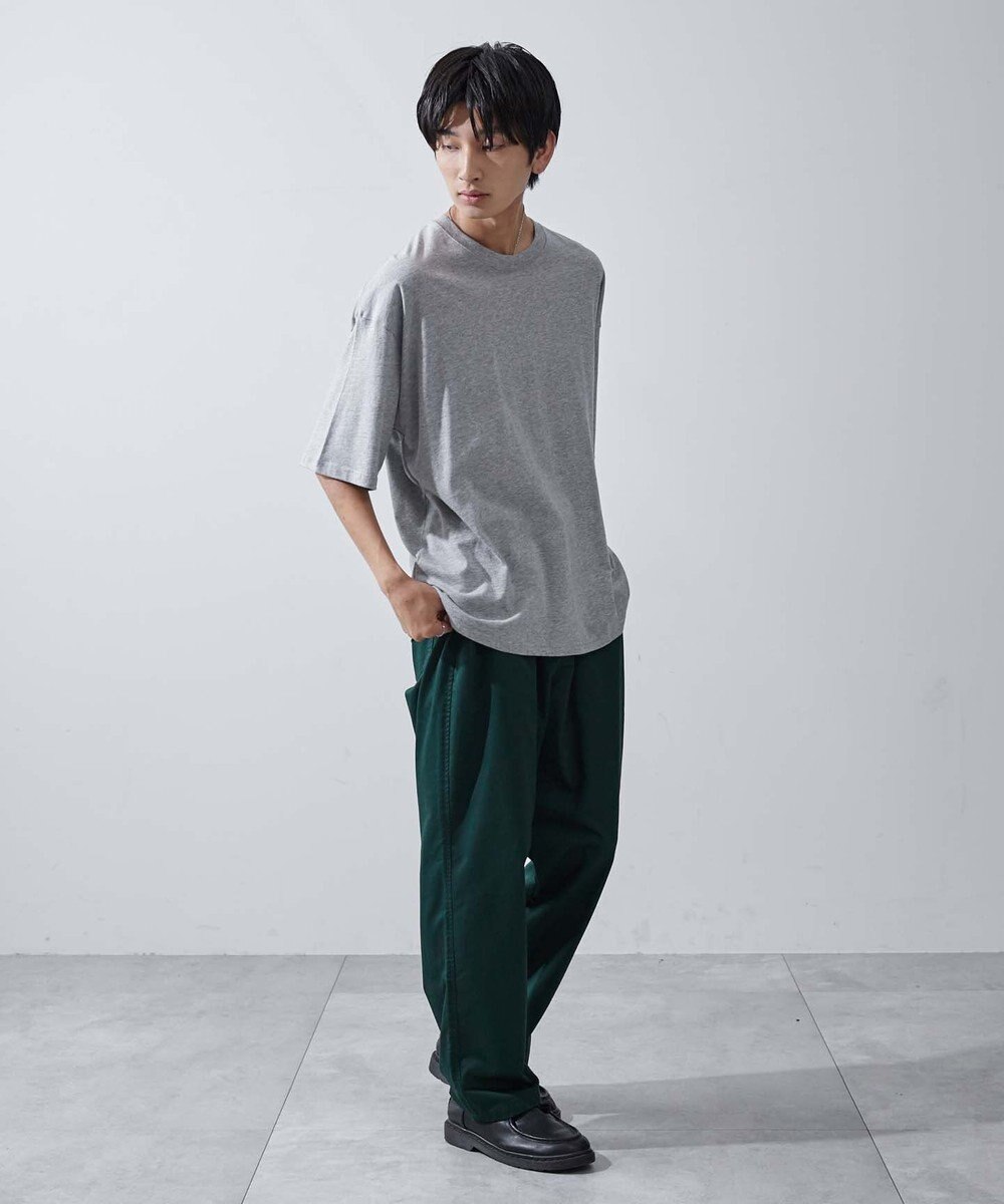 WEGO 【ユニセックス着用ITEM/ウエストゴム/手洗い可】チノイージーワイドパンツ 