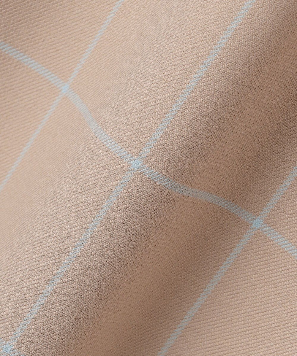 自由区 L 【洗える】ウィンドウペーンチェック ワンピース 