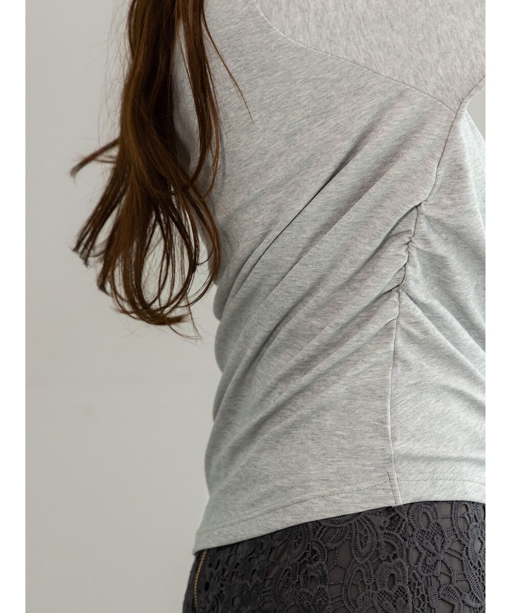 Te chichi スムースアシメロングスリーブプルオーバー《2025Autumn catalog vol.2 item》 