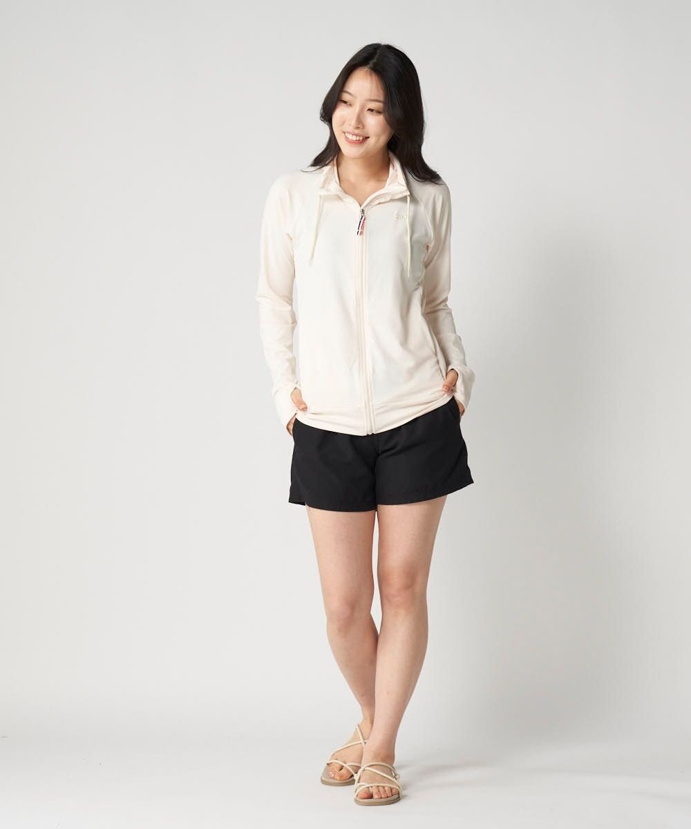 OP／FILA 【FILA】ラッシュガードブロックメッシュ スタンドカラージャケット 