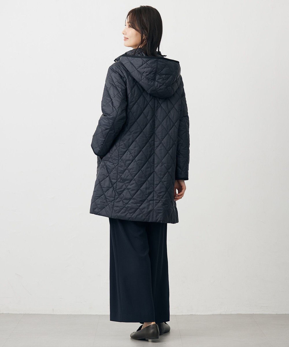 J.PRESS LADIES S 【WEB限定カラーあり・2way】コンパクトタフタキルティング  フーデッド コート 