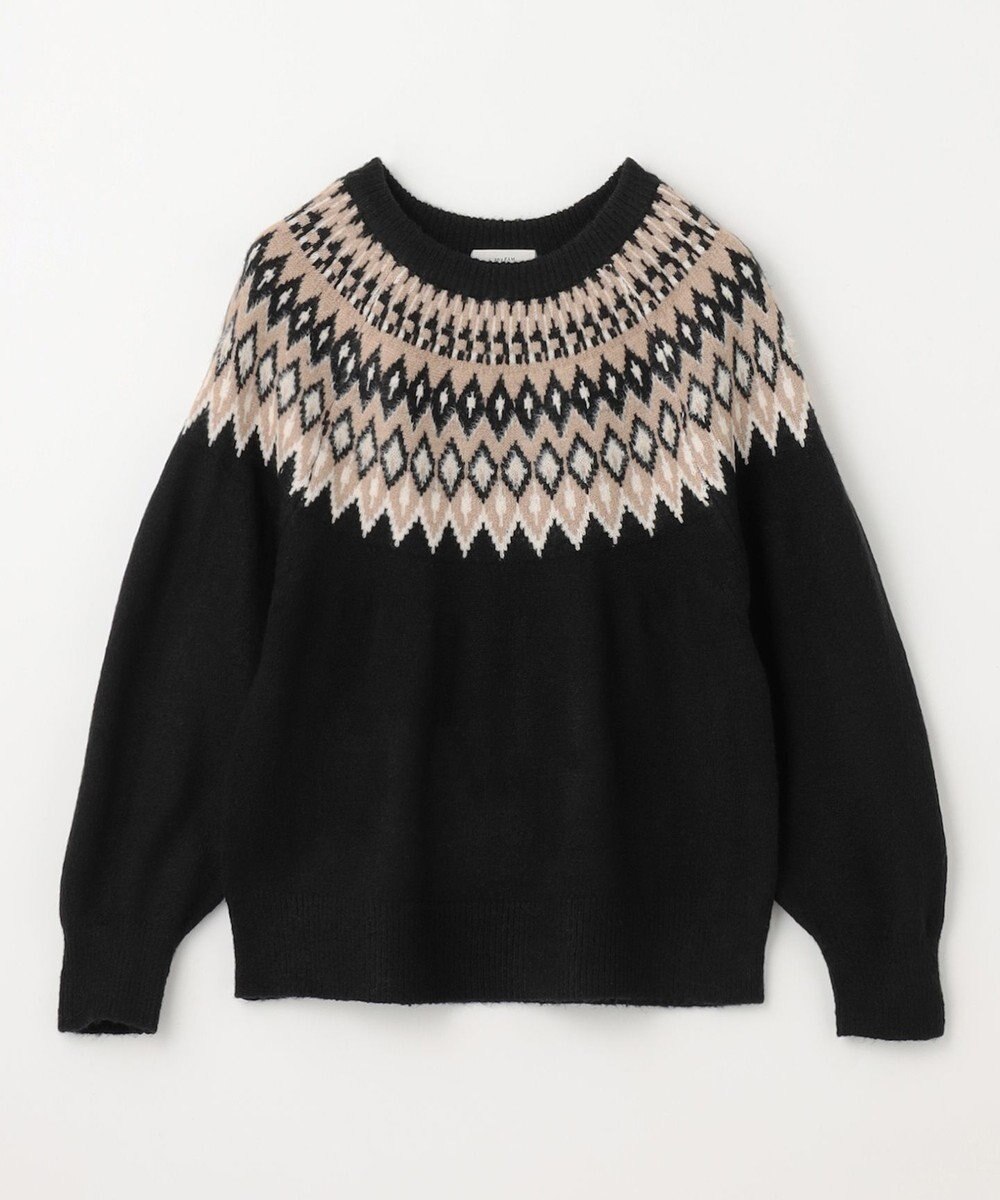 ANY 【洗濯機可能】フェザー求心ニット 