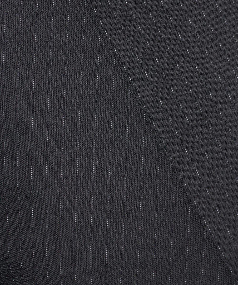 GOTAIRIKU 横に伸びる【TasmaniaWool/タマニアウール】ストレッチ スーツ（ブラックストライプ） 