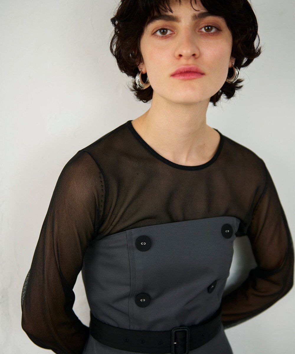 GRACE CONTINENTAL トレンチジャンパースカート 