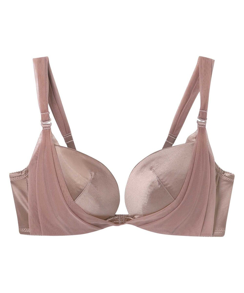 AMPHI ブラジャー 【NAILS INCコラボ】谷間をつくる 脇スッキリ 軽いつけごこち Gカップまで対応 大きいサイズ ブラ BLH303 アンフィ／ワコール 