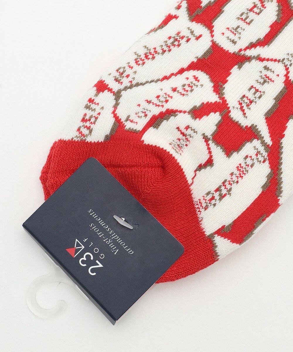 23区GOLF 【MEN】ＹＥＬＬ柄 アンクルソックス 