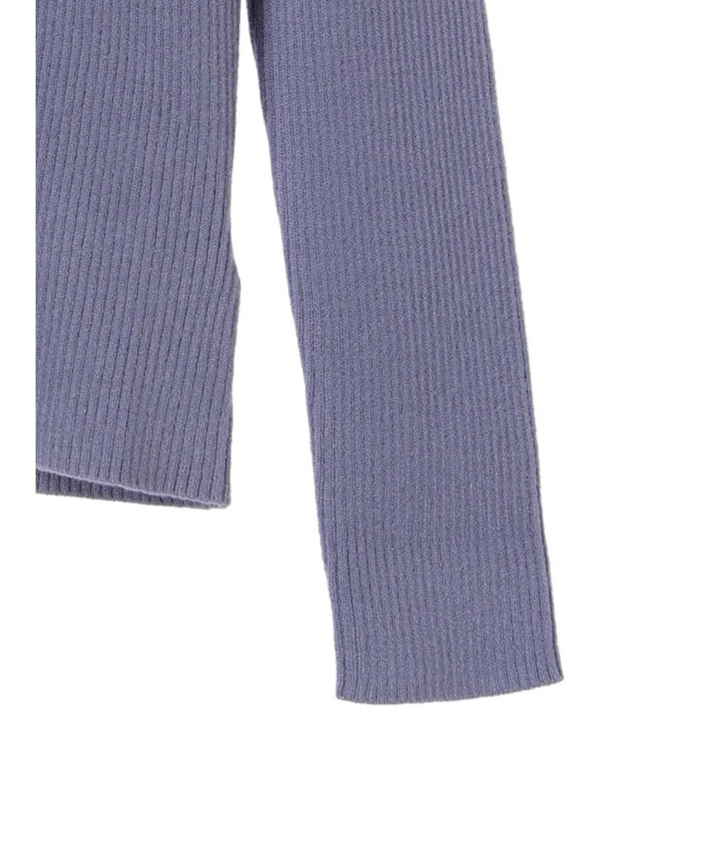 earth music&ecology やわらかタッチリブタートルネックプルオーバー 