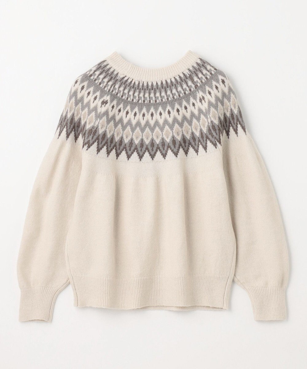 ANY 【洗濯機可能】フェザー求心ニット 