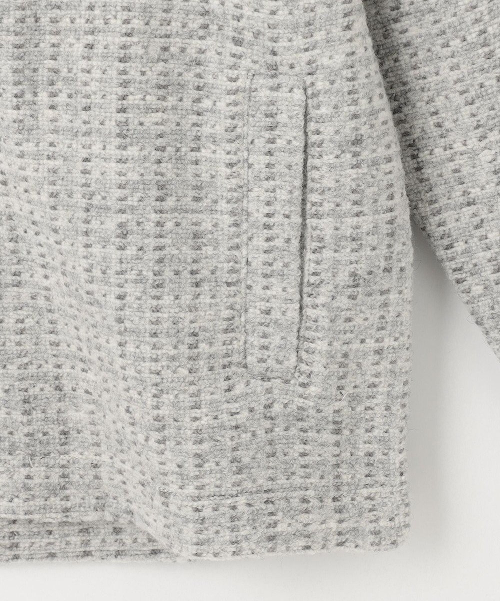 JOSEPH ABBOUD 【軽量/保温性】ウールミックスボアフリース ブルゾン 