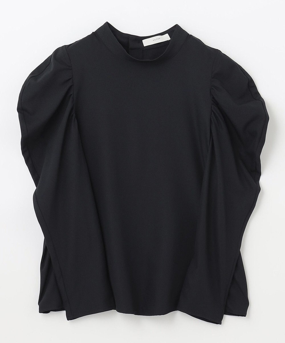 ANY タックボリュームブラウス 