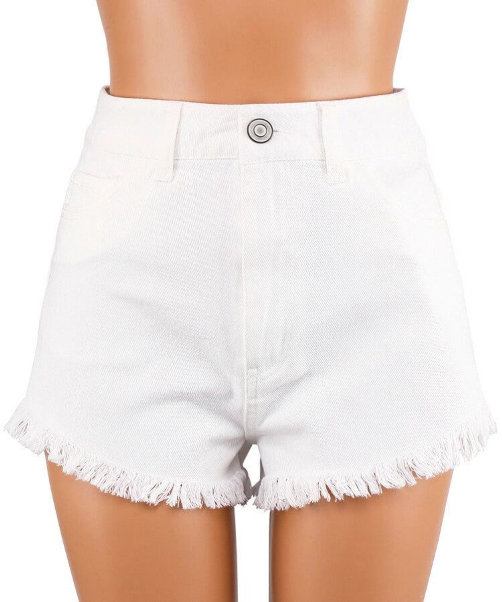 San-ai Resort（三愛水着楽園） ビーチデニム（ホワイト）　S・M・L【San-ai Resort（サンアイリゾート）】 