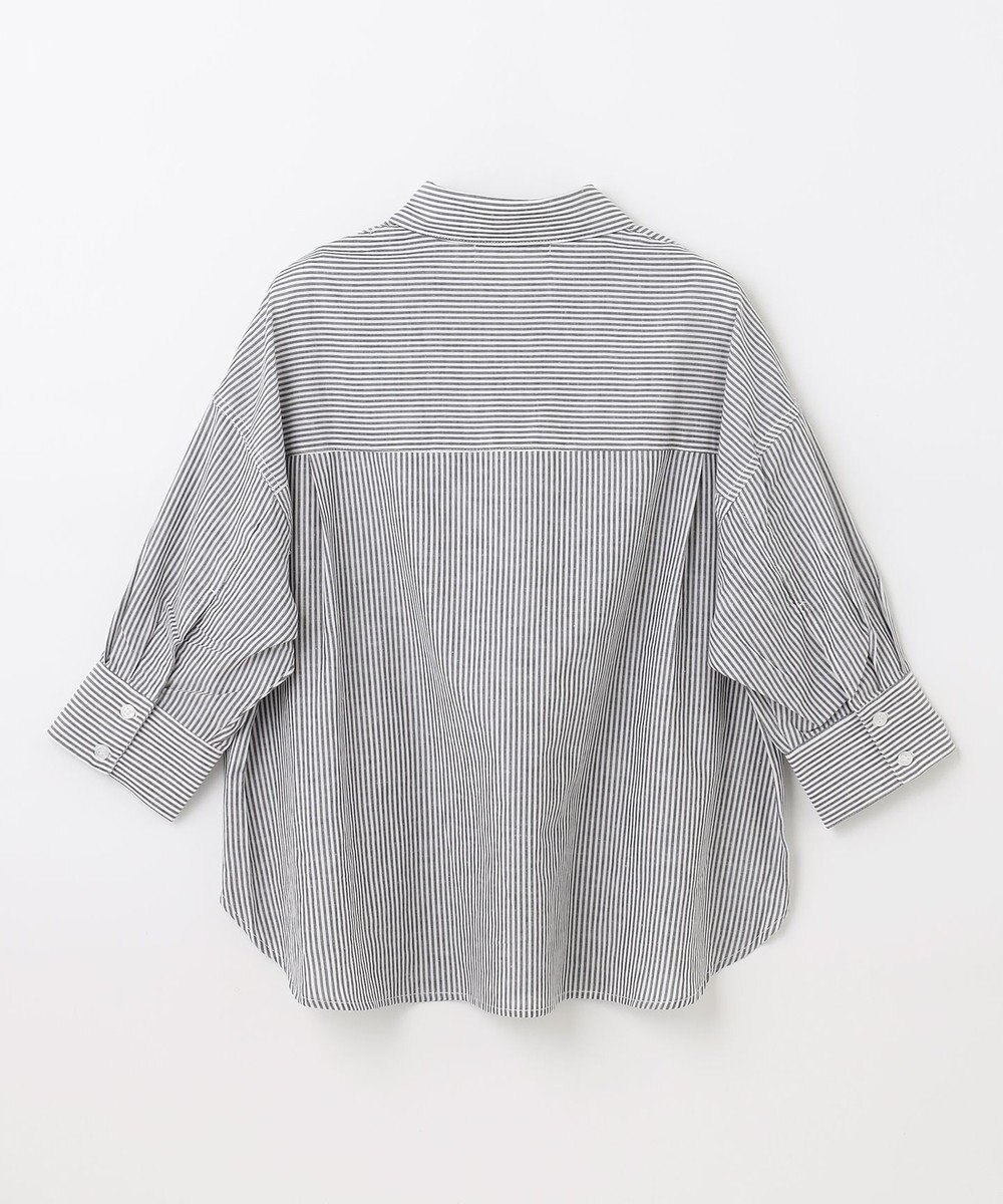 ANY 【洗濯機可能】ダブルポケット クロップドシャツ 