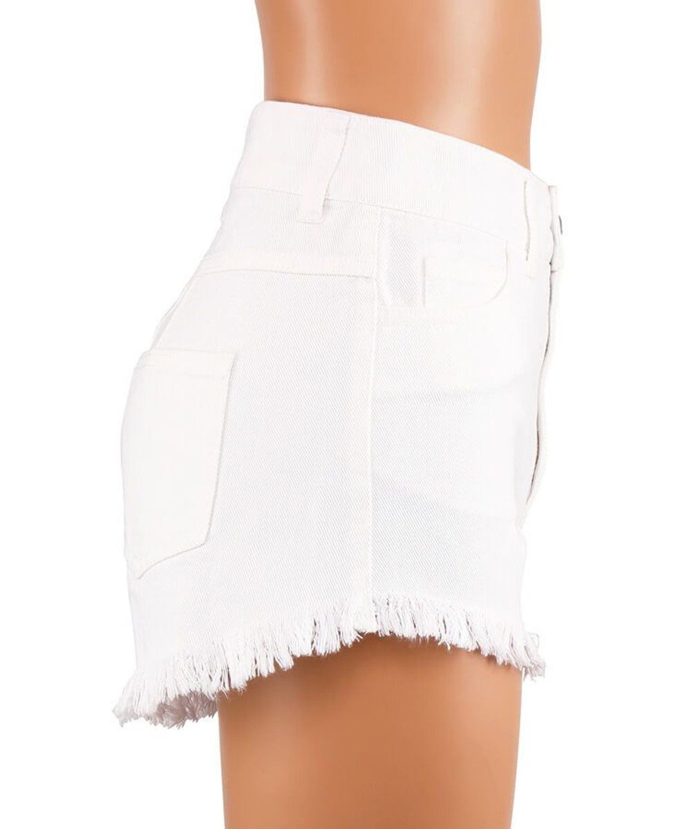 San-ai Resort（三愛水着楽園） ビーチデニム（ホワイト）　S・M・L【San-ai Resort（サンアイリゾート）】 