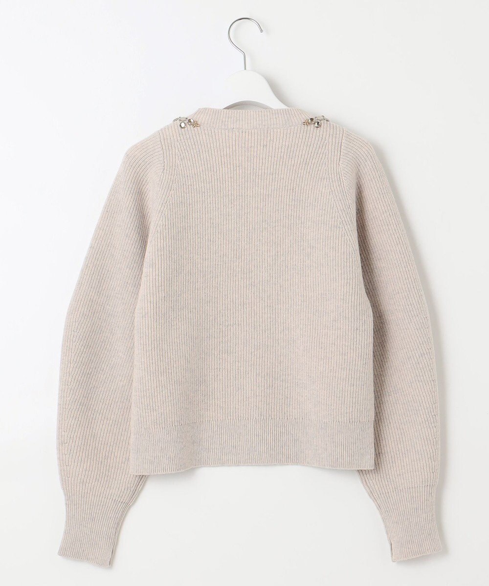 自由区 【カタログ掲載・洗える】ビジュー ニット 